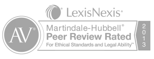 Lexis Nexis Martindale-Hubbel AV Peer Review Rated 2013
